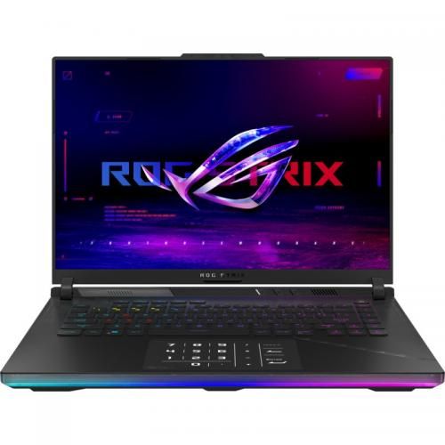 Laptop Asus ROG Strix SCAR 16 G635LR-RW125X, 16 inch 2560 x 1600, Intel Core Ultra 9 275HX (24 C / 24 T, 2.7 GHz - 5.4 GHz, 40 MB + 24 MB cache, 28 W), 64 GB DDR5, 4 TB SSD, Nvidia GeForce RTX 5070 Ti, Windows 11 Pro, Tastatura International, Off Black