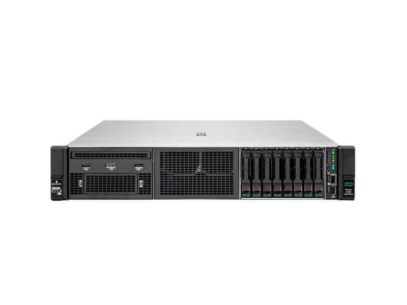 Server HPE ProLiant DL380 Gen10, Rack 2U, Intel Xeon Silver 4309Y (8 C / 16 T, 2.8 GHz - 3.60 GHz, 12 MB cache, 105 W), 64 GB DDR4 ECC, 2 x 480 GB SSD, 8 x SFF, 2 x 800 W, Fara sistem de operare
