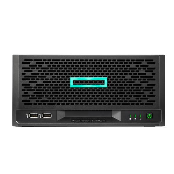 Server HPE ProLiant MicroServer Gen10 Plus v2, MicroTower, Intel Xeon E-2314 (4 C / 4 T, 2.8 GHz - 4.5 GHz, 8 MB cache, 65 W), 1 TB HDD, 4 x LFF