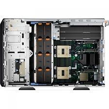 Server DELL PowerEdge T560, Tower 4.5U, Intel Xeon Silver 4514Y (16 C / 32 T, 2.0 GHz - 3.4 GHz, 30 MB cache, 150 W), 32 GB DDR5 ECC, 1 x 480 GB SSD, 8 x LFF, DELL PERC H755, 2 x 700 W, Fara sistem de operare