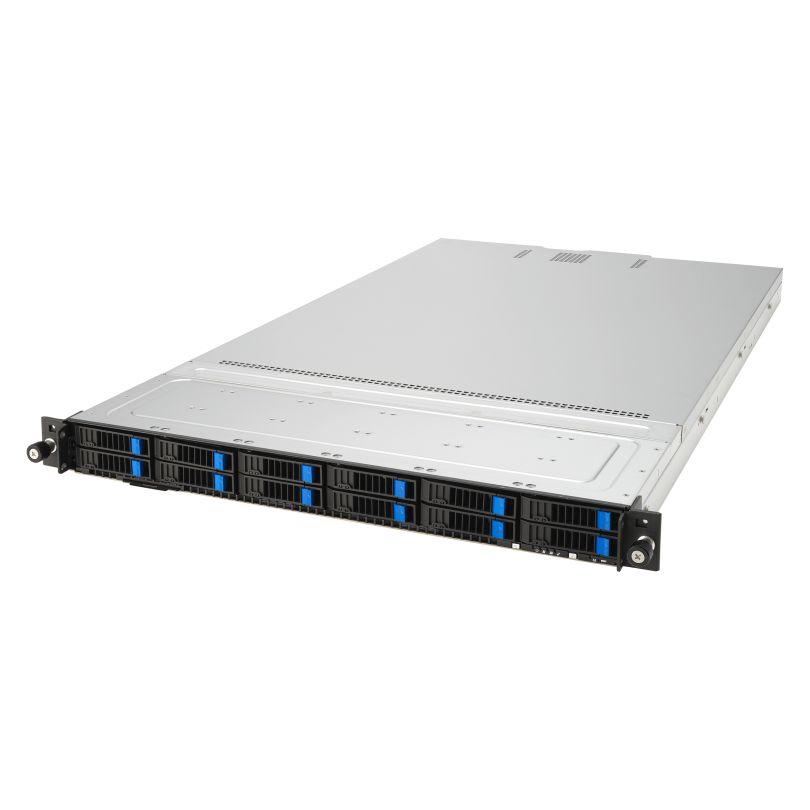 Server ASUS Rs700A-E12-Rs12U, Rack 1U, fara procesor, fara memorie, fara stocare, 14 x SFF, Fara sursa Fara sistem de operare
