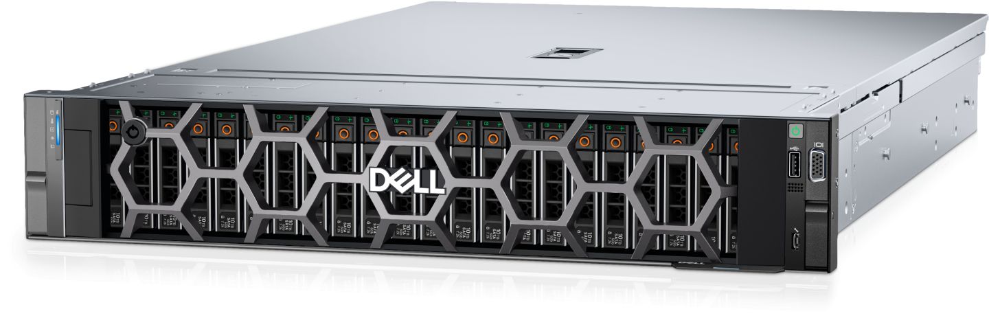 Server DELL PowerEdge r760, Rack 2U, 2 x Intel 6256Y (16 C / 32 T, 2.8 GHz - 3.9 GHz, 37.5 MB cache, 195 W), 64 GB DDR5 ECC, 2 x 480 GB SSD, 2 x 1100 W, Fara sistem de operare