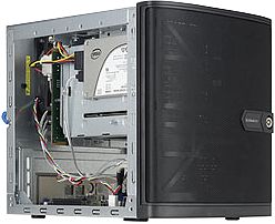 Server SuperMicro SuperServer 5029AP-TN2, MiniTower, Intel Xeon E-3940 (4 C / 4 T, 1.60 GHz - 1.80 GHz, 2 MB cache, 9.5 W), fara memorie, 4 x LFF, 250 W, Fara sistem de operare