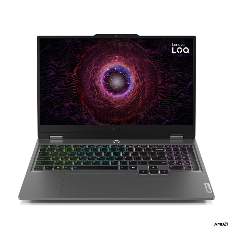Laptop Lenovo LOQ 15 ARP9 83JC0064PB, 15.6 inch 1920 x 1080, AMD Ryzen 7 7435HS (8 C / 16 T, 3.1 GHz - 4.5 GHz, 4 MB + 16 MB cache), 16 GB DDR5, 1 TB SSD, Nvidia GeForce RTX 4060, Fara sistem de operare, Luna Grey