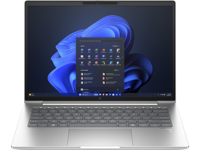 Laptop HP Elitebook 640 G11 - A37VVET, 14 inch 1920 x 1200, Intel Core Ultra 7 155U (12 C / 14 T, 1.7 GHz - 4.8 GHz, 12 MB cache, 28 W), 32 GB DDR5, 1 TB SSD, Intel Graphics, Windows 11 Pro, Silver