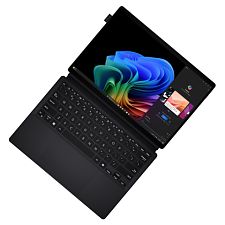 Laptop Lenovo ProArt PX13 HN7306WI, 13.3 inch 2880 x 1800 Touchscreen, AMD Ryzen AI 9 HX 370 (12 C / 24 T, 2.0 GHz - 5.1 GHz, 12 MB + 24 MB cache, 28 W), 32 GB LPDDR5x, 2 TB SSD, Nvidia GeForce RTX 4070, Windows 11 Pro, Negru