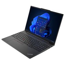Laptop Lenovo ThinkPad E16 Gen 2 (AMD), 16 inch 1920 x 1200, AMD Ryzen 5 7535HS (6 C / 12 T, 3.3 GHz - 4.55 GHz, 3 MB + 16 MB cache), 16 GB DDR5, 512 GB SSD, AMD AMD Radeon 660M, Windows 11 Pro