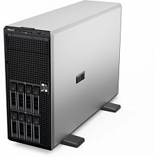 Server DELL PowerEdge T550, Tower 5U, Intel Xeon Silver 4310 (12 C / 24 T, 2.1 GHz - 3.3 GHz, 18 MB cache, 120 W), 16 GB DDR4 ECC, 1 x 480 GB SSD, 8 x SFF, DELL PERC H755, 2 x 700 W, Fara sistem de operare