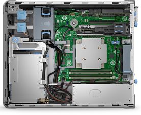 Server DELL PowerEdge T160, Tower, Intel Xeon E-2434 (4 C / 8 T, 3.4 GHz - 5.0 GHz, 12 MB cache, 55 W), 16 GB DDR5 ECC, 1 x 480 GB SSD, 3 x LFF, DELL PERC H355, 300 W, Fara sistem de operare