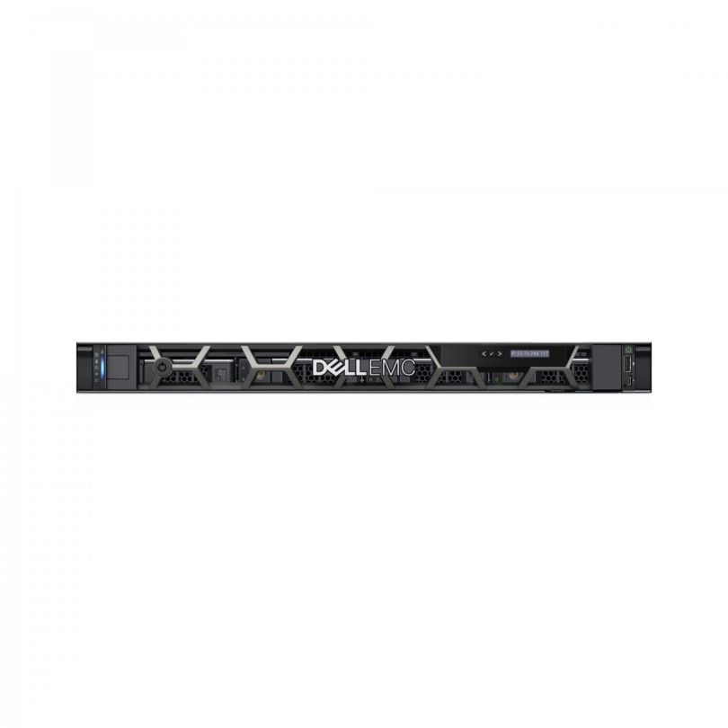 Server DELL PowerEdge R250, Rack 1U, Intel Xeon E-2314 (4 C / 4 T, 2.8 GHz - 4.5 GHz, 8 MB cache, 65 W), 16 GB DDR4 ECC, 2 TB HDD, 2 x 700 W, Fara sistem de operare