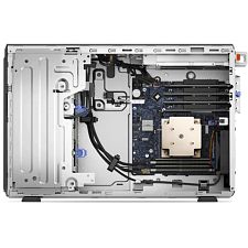 Server DELL PowerEdge T350, Tower 5U, Intel Xeon E-2334 (4 C / 8 T, 3.4 GHz - 4.80 GHz, 8 MB cache, 65 W), 16 GB DDR4 ECC, 600 GB HDD, 8 x LFF, DELL PERC H355, 700 W, Fara sistem de operare