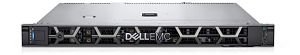 Server DELL PowerEdge R350, Rack 1U, Intel Xeon E-2314 (4 C / 4 T, 2.8 GHz - 4.5 GHz, 8 MB cache, 65 W), 16 GB DDR4 ECC, 1 x 480 GB SSD, 700 W, Fara sistem de operare