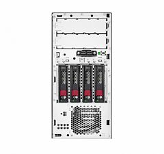Server HPE ProLiant ML30 Gen10 Plus, Tower 4U, Intel Xeon E-2314 (4 C / 4 T, 2.8 GHz - 4.5 GHz, 8 MB cache, 65 W), 16 GB DDR4 ECC, fara stocare, 8 x SFF, 800 W, Fara sistem de operare