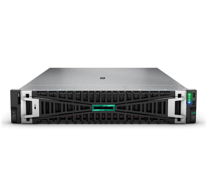 Server HPE ProLiant DL380 Gen11, Rack 2U, Intel Xeon 4510 (12 C / 24 T, 2.4 GHz - 4.10 GHz, 30 MB cache, 150 W), 64 GB DDR5 ECC, 4.8 TB HDD, 2 x 1000 W, Windows Server 2025
