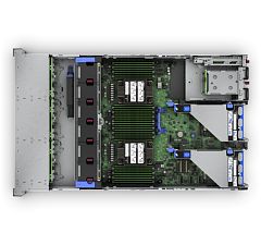 Server HPE ProLiant DL380 Gen11, Rack 2U, Intel Xeon 4510 (12 C / 24 T, 2.4 GHz - 4.10 GHz, 30 MB cache, 150 W), 64 GB DDR5 ECC, 4.8 TB HDD, 2 x 1000 W, Windows Server 2025