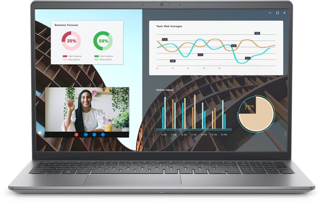 Laptop Dell Vostro 3530, 15.6 inch 1920 x 1080, Intel I5-1334U (10 C / 12 T, 3.4 GHz - 4.6 GHz, 12 MB cache, 55 W), 16 GB DDR4, 512 GB SSD, Intel UHD Graphics, Windows 11 Pro Educational