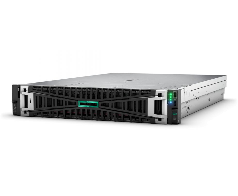 Server HPE ProLiant DL385 Gen11, Rack 2U, AMD EPYC 9115 (16 C / 32 T, 2.60 GHz - 4.10 GHz, 80 MB cache, 125 W), 64 GB DDR5 ECC, HPE NS204i-u Gen11 480 GB, 8 x LFF, 2 x 1000 W
