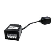 1D CCD fixed mounted reader with 2 mtr RS232 extension cable and multiplug adapter.