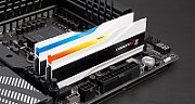 Memorie G.Skill Trident Z5 96 GB DDR5 6400 MHz CL32, kit 2 x 48 GB, XMP 3.0, Alb-negru, RGB