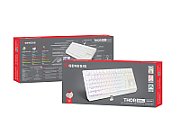 THOR 230 | Mechanical Gaming Keyboard | Wireless | US | White | 2.4 GHz  Bluetooth  USB | Outemu Red