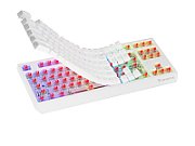 THOR 230 | Mechanical Gaming Keyboard | Wireless | US | White | 2.4 GHz  Bluetooth  USB | Outemu Red