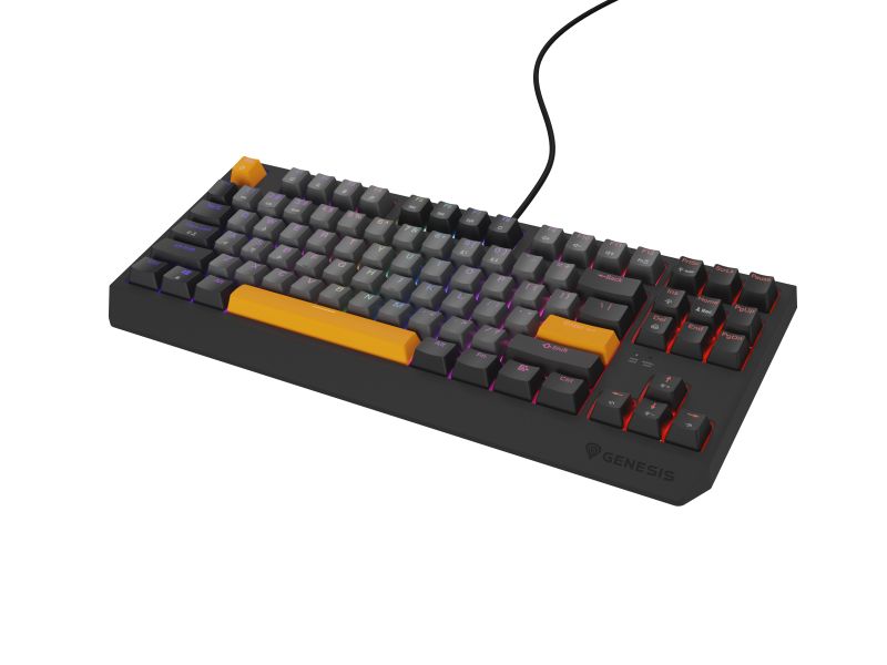 THOR 230 | Mechanical Gaming Keyboard | Wired | US | Anchor Gray Negative | USB Type-A | Outemu Red