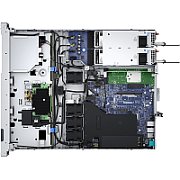 Server DELL PowerEdge R350, Rack 1U, Intel Xeon E-2314 (4 C / 4 T, 2.8 GHz - 4.5 GHz, 8 MB cache, 65 W), 16 GB DDR4 ECC, 1 x 480 GB SSD, 600 W