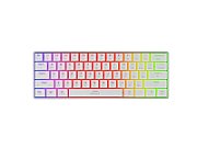 GAMING KEYBOARD GENESIS THOR 660 G2 US WHITE WIRELESS RGB MECHANICAL GATERON BROWN