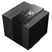 Cooler Procesor DEEPCOOL ASSASIN IV VC VISION NEGRU, marime heatsink 140x110x160mm, un ventilator, viteza ventilator 500-1800 RPM +/- 10%, Airflow: 61.25 CFM,  Suport AMD: AM4/AM5, suport INTEL: LGA 1700/1200/1151/1150/1155/2011-v3/2011/2066, nivel de zgomot: 22.6 dBA