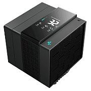 Cooler Procesor DEEPCOOL ASSASIN IV VC VISION NEGRU, marime heatsink 140x110x160mm, un ventilator, viteza ventilator 500-1800 RPM +/- 10%, Airflow: 61.25 CFM,  Suport AMD: AM4/AM5, suport INTEL: LGA 1700/1200/1151/1150/1155/2011-v3/2011/2066, nivel de zgomot: 22.6 dBA