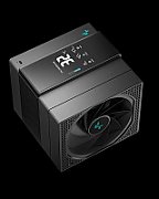 Cooler Procesor DEEPCOOL ASSASIN IV VC VISION NEGRU, marime heatsink 140x110x160mm, un ventilator, viteza ventilator 500-1800 RPM +/- 10%, Airflow: 61.25 CFM,  Suport AMD: AM4/AM5, suport INTEL: LGA 1700/1200/1151/1150/1155/2011-v3/2011/2066, nivel de zgomot: 22.6 dBA