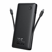 POWER BANK Baseus Airpow lite, 10000mAh, 22.5W, 1 x USB 1 cablu x USB Type-C, 1 cablu x Iphone Lightning, total 3A, negru,  P10067501123-00  (timbru verde 0.98 lei) - 6932172652623