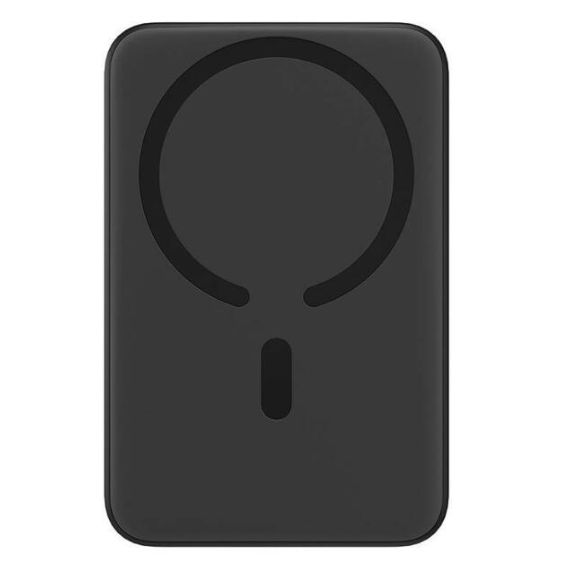 POWER BANK Baseus Magnetic Mini Wireless, 10000mAh, 20W, 2 x USB Type-C output/input, 15W wireless charging, include cablu USB Type-C la USB Type-C 30cm, negru,  PPCX070001  (timbru verde 0.98 lei) - 6932172620622