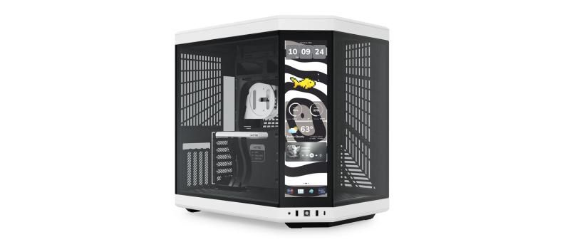 HYTE Y70 Touch Infinite Midi Tower Black  White