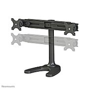 Suport dublu monitor de birou Neomounts FPMA-D700DD pentru display-uri cu diagonale 19 -30 , sistem de prindere VESA 75x75~100x100, greutate maxima suportata 8kg - per ecran, full motion, tilt +180°, swivel +180°, rotate +360° inaltime reglabila manual 340-444mm culoare negru. Garantie 5 ani