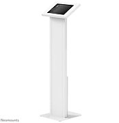 Stand podea mobil/fix pentru tablete Neomounts FL15-750WH1 pentru display-uri cu diagonale 9,7 -11 , sistem de prindere VESA 75x75~75x75, fix lockable culoare alb. Garantie 5 ani