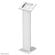 Stand podea mobil/fix pentru tablete Neomounts FL15-750WH1 pentru display-uri cu diagonale 9,7 -11 , sistem de prindere VESA 75x75~75x75, fix lockable culoare alb. Garantie 5 ani