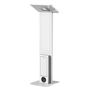 Stand podea mobil/fix pentru tablete Neomounts FL15-750WH1 pentru display-uri cu diagonale 9,7 -11 , sistem de prindere VESA 75x75~75x75, fix lockable culoare alb. Garantie 5 ani