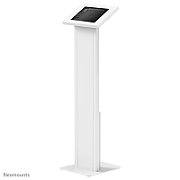Stand podea mobil/fix pentru tablete Neomounts FL15-750WH1 pentru display-uri cu diagonale 9,7 -11 , sistem de prindere VESA 75x75~75x75, fix lockable culoare alb. Garantie 5 ani