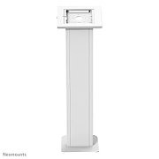 Stand podea mobil/fix pentru tablete Neomounts FL15-750WH1 pentru display-uri cu diagonale 9,7 -11 , sistem de prindere VESA 75x75~75x75, fix lockable culoare alb. Garantie 5 ani