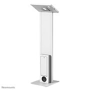 Stand podea mobil/fix pentru tablete Neomounts FL15-750WH1 pentru display-uri cu diagonale 9,7 -11 , sistem de prindere VESA 75x75~75x75, fix lockable culoare alb. Garantie 5 ani