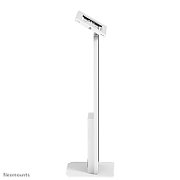 Stand podea mobil/fix pentru tablete Neomounts FL15-750WH1 pentru display-uri cu diagonale 9,7 -11 , sistem de prindere VESA 75x75~75x75, fix lockable culoare alb. Garantie 5 ani