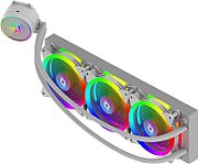 Cooler Procesor AQYRIS AQUARIUS 360 AIO ALB, marime radiator 360mm, 3 ventilatoare ARGB, Viteza ventilatoare 800-2400 RPM +/- 10%, Suport AMD: AM4, AM5 suport INTEL: LGA 20xx/115x/1200/1700, Airflow: 30-85 CFM, Nivel de zgomot pompa: 23dBA, Nivel de zgomot ventilator: 25-35dBA