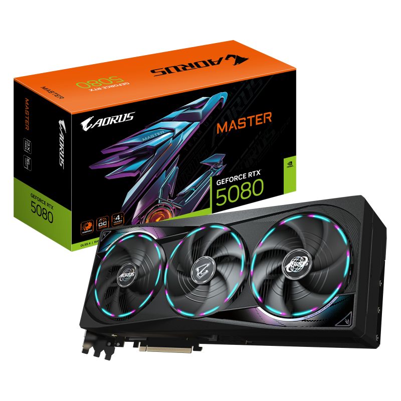 Gigabyte GeForce RTX 5080 AORUS MASTER 16GB (GV-N5080AORUS M-16GD)