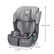 Kinderkraft COMFORT UP I-SIZE baby car seat (9 - 36 kg 15 months - 12 years) Grey