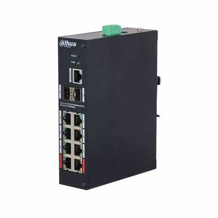 Switch Dahua HS4210-8GT-110, 8 porturi 10/100/1000 Mbps