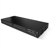 Switch Lindy 8x8 HDMI 4K60 Matrix, latime de banda suportata 18Gbps, rezolutie maxima 3840x2160@60Hz RGB 8bit, LED / LCD Display: OLED, negru