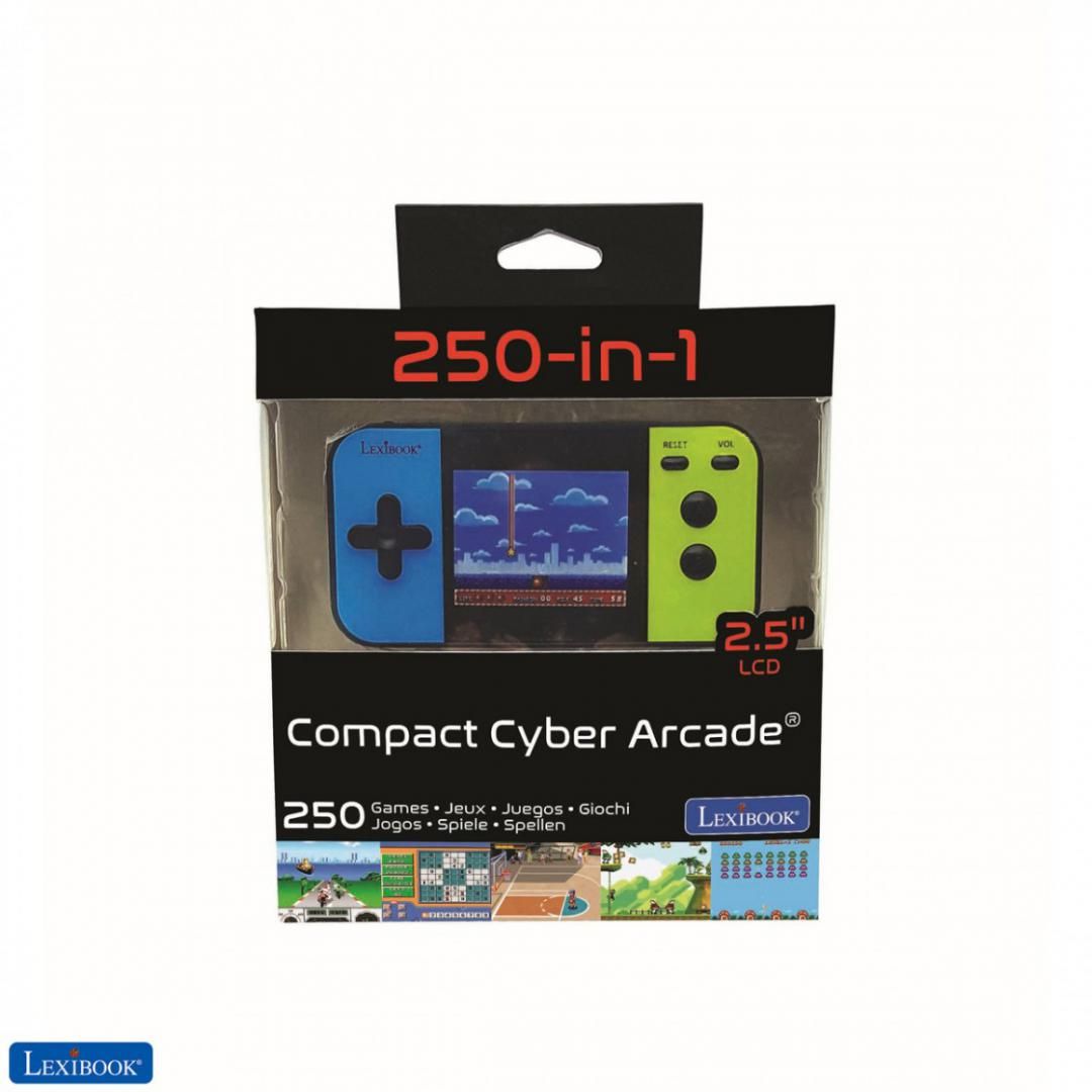 CONSOLA  CU 250 DE JOCURI, COMPACT CYBER ARCADE, LEXIBOOK