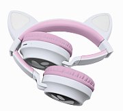 CASTI WIRELESS CU URECHI DE PISICA SI LUMINI, LEXIBOOK