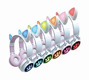CASTI WIRELESS CU URECHI DE PISICA SI LUMINI, LEXIBOOK